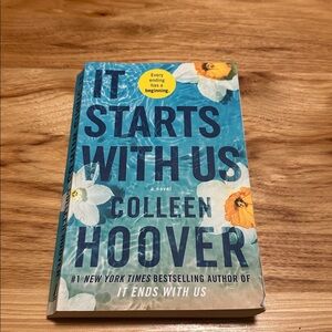 It Starts With Us by Colleen Hoover Hardcover